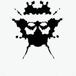 draw a Rorschach inkblot