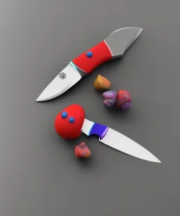 dwarf clown penis knife colourful realistic vehicle wild