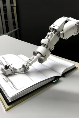 Draw the cover of the journal with the flexible robotic arms as the research object.