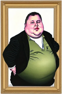 Morbidly obese man
