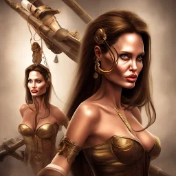 Angelina Jolie as a pirate