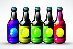 the bottle cover image design.there use to education software logo
