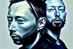  Thom Yorke's face tesselated