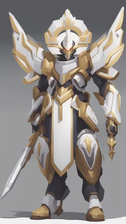 A close picture to Ramattra nemesis form in overwatch art style