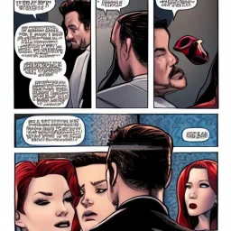 IRON MAN KISSING BLACK WIDOW