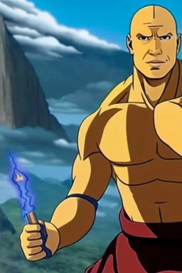 Avatar the last airbender starring Dwayne the Rock Johnson