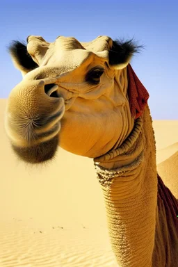 Camel with human face | @klesny