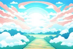 parallax clouds and sky background inspired slavic