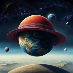 If a planet wore a hat.