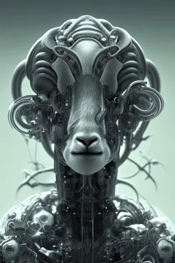 sheep brain cyborg, matrix style