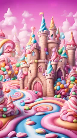 candyland, background, castle