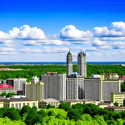 durham north carolina skyline