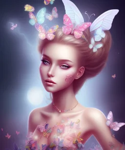 Butterfly princess full image