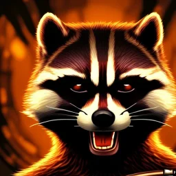 ultra detailed portrait of Rocket Raccoon , extremely detailed digital painting, extremely detailed face,crystal clear eyes, in the style of robert e howard and pablo oliveira and Ken Kelley and Keith Parkinson ,mystical colors,perfectly centered image, perfect composition, rim light, beautiful lighting,8k, stunning scene, raytracing