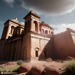 Petra + Ürdün, photo realistic, ultra realistic, unreal engine