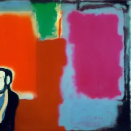 Glaswegian man painted by Mark Rothko