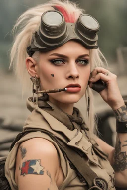 [modelshot scene] tank Girl in her iconic scene