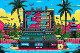 ALBUM COVER - 8BIT IBIZA TECHNO RAVE MACHINE