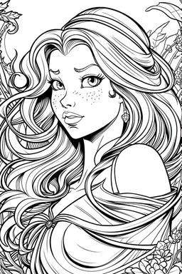 coloring pages for adults featuring disney princess ariel