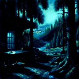 cabin in the woods interior