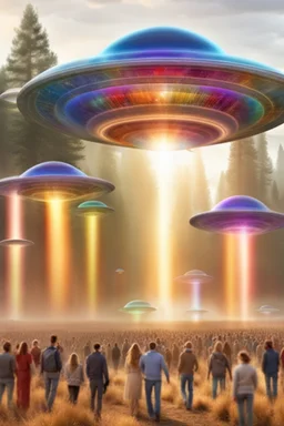 ufos rainbows,beautifuls paysages, fantastic colours,
