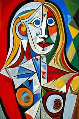 picasso vrouw schilderrij abstract lichaam