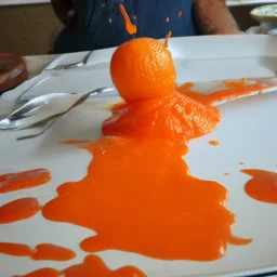 Food fight bring me another orange melted reality