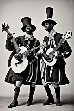 black and white minstrels.