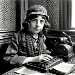 a 1920s irish journalist girl