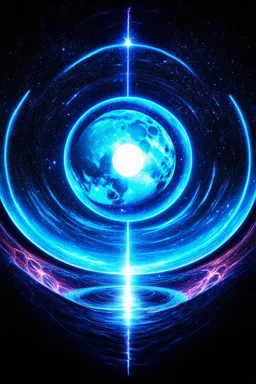 lunar energy shift; neo-surrealistic optical art