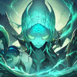 Clear focus, High resolution, Alien Queen, nonhuman face,