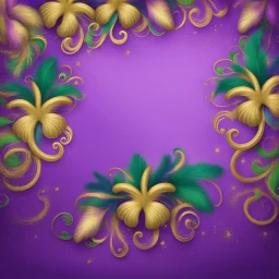 soft Mardi Gras colored background