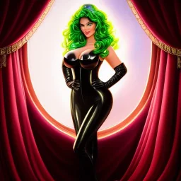 ultra detailed fullbody portrait of busty beautiful Dawn , wearing skintight black costume, extremely detailed digital painting, intrincate, extremely detailed smiling face,crystal clear Big Green eyes, in the style of Adam Hughes , mystical colors , perfectly centered image, perfect composition, rim light, beautiful lighting,8k, stunning scene, raytracing