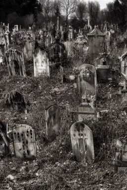 horror graveyard
