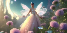 crystal subtle flower in a galactic ambiance beautiful fairy, transparent, delicate colors, in the foreground, full of details, smooth，soft light atmosphere, light effect，vaporwave colorful, concept art, smooth, extremely sharp detail, finely tuned detail, ultra high definition, 8 k, unreal engine 5, ultra sharp focus