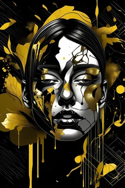 Design an image for a competition in black and gold
