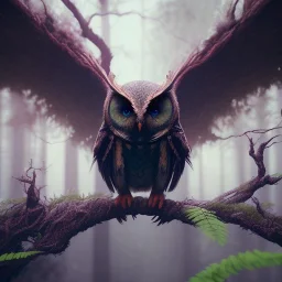 intricate details, realistic, octane, unreal engine, portrait, natural lighting,zoomed out + portrait, fantasy art style, volumetric lighting, extreme detail, Photorealism, High detail, Hyper realistic Owl in forest, macro lens blur,abstract paint, sharp focus, 85mm, polaroid, cinematic, cinema4d, HDR, 8k