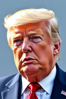 Portrait of Donald trump