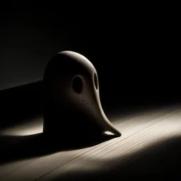 Knobblers Gob, creature hiding in shadows, profound, dramatic, fantastical photograph, minimalistic, creepy