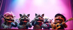 masterfully Gnoll muppet puppet band