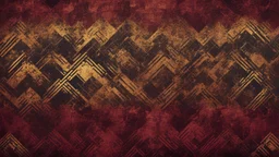 Hyper Realistic Maroon, Golden & Black Abstract Retro Grungy Patterned Texture