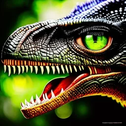 ultra detailed fullbody portrait+zoomout of JURASSIC PARK Dilophosaurus spitting poison, extremely detailed digital painting, intrincate,intense stare, extremely detailed face,crystal clear Big Glowing eyes, mystical colors , perfectly centered image, perfect composition, rim light,extremely sharp detail, finely tuned detail, beautiful lighting, 8k, stunning scene, raytracing, anatomically correct, in the style of robert e howard and Ken Kelley and Ohrai Noriyoshi and Simon Bisley