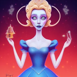 tim burton style cinderella