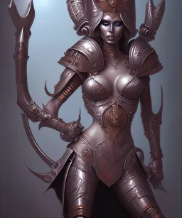 Sexy alien queen warrior full image