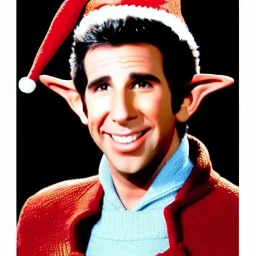 Arthur fonzarelli, elf hat, fonz, older, fonzie