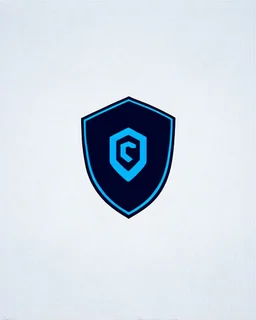 Cyber Finance (CF) shield logo Simple, easy and beautiful logo