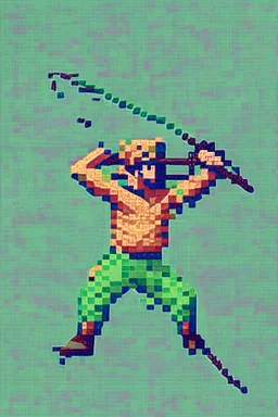 pixel art archer