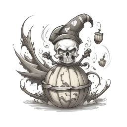 Sketch pirate bomb