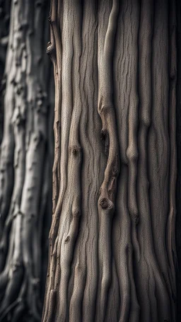 darker toned texture of an old tree's trunk flowing vertical