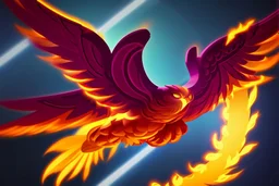 Phoenix like infinity logo